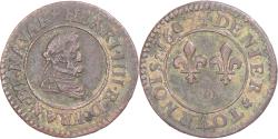 World Coins - Coin, France, Henry IV, Denier Tournois, 1607, Lyon, , Copper