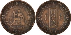 World Coins - Coin, FRENCH INDO-CHINA, Cent, 1892, Paris, , Bronze, KM:1, Lecompte:43