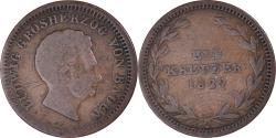 World Coins - Coin, German States, BADEN, Ludwig I, Kreuzer, 1829, , Copper, KM:189