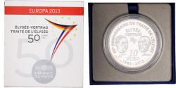 World Coins - France, 10 Euro, Élysée Treaty, Proof, 2013, MDP, Silver, , KM:2091