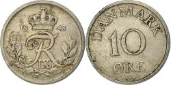 World Coins - Coin, Denmark, Frederik IX, 10 Öre, 1948, Copenhagen, , Copper-nickel