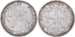 World Coins - Coin, France, Cérès, 5 Francs, 1870, Paris, , Silver, KM:818.1