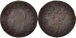 World Coins - Coin, France, Louis XIII, Double tournois de Warin, tête à gauche, Double
