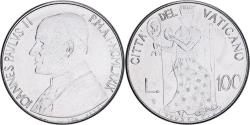 World Coins - Vatican, Jean-Paul II, 100 Lire, 1979 - Anno I, Roma, BU,