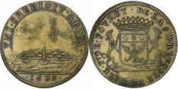 World Coins - France, Token, Prévôt de Paris, Henri de Fourcy, 1689, Brass,
