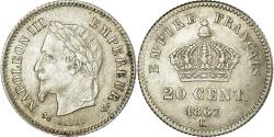 World Coins - Coin, France, Napoleon III, Napoléon III, 20 Centimes, 1867, Bordeaux