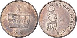 World Coins - Coin, Norway, Harald V, 50 Öre, 1996, , Bronze, KM:460