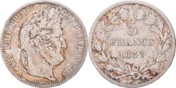 World Coins - Coin, France, Louis-Philippe, 5 Francs, 1837, Rouen, , Silver