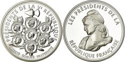 World Coins - France, Medal, Les Présidents de la Vème République, Politics, Society, War