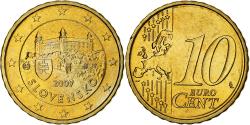 World Coins - Slovakia, 10 Euro Cent, 2009, Kremnica, , Nordic gold, KM:98