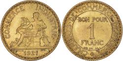 World Coins - Coin, France, Chambre de commerce, Franc, 1921, Paris,
