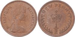 World Coins - Coin, Great Britain, 1/2 New Penny, 1975