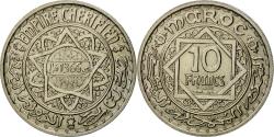 World Coins - Coin, Morocco, 10 Francs, AH 1366/1947, Paris, ESSAI, , Copper-nickel