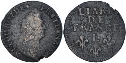 World Coins - Coin, France, Louis XIV, Liard de France, Uncertain date, Bayonne,