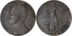 World Coins - Italy, Vittorio Emanuele III, 2 Centesimi, 1914, Rome, Bronze, , KM:41