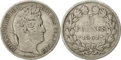 World Coins - Coin, France, Louis-Philippe, 5 Francs, 1831, Lyons, , Silver