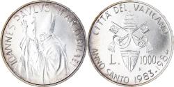 World Coins - Coin, VATICAN CITY, John Paul II, 1000 Lire, 1983, , Silver, KM:169