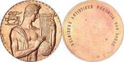 World Coins - Belgium, Medal, Orphée, Belgische Artistieke Promotie van SABAM, Gilt Bronze