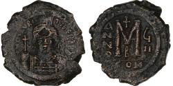 Ancient Coins - Maurice Tiberius, Follis, 588-589, Constantinople, Bronze, , Sear:494