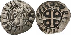 World Coins - Archbishopric of Vienne, Denier, ca. 1200-1250, Vienne, Billon,