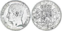 World Coins - Coin, Belgium, Leopold I, 5 Francs, 5 Frank, 1865, , Silver, KM:17