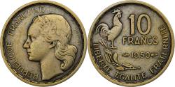 World Coins - France, 10 Francs, Guiraud, 1950, Paris, Cupro-Aluminium,