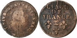 World Coins - France, Louis XIV, Liard, 1698, Besançon, Copper, , Gadoury:81