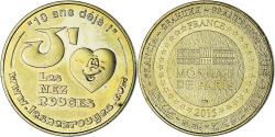 World Coins - France, Token, J'aime Les Nez Rouges Coeur Déjà 10 Ans, 2015, MDP,