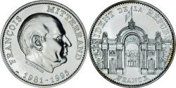 World Coins - France, Medal, French Fifth Republic, History, Thiébaud, François Mitterand