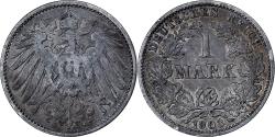 World Coins - GERMANY - EMPIRE, Wilhelm II, Mark, 1903, Hambourg, Silver, , KM:14