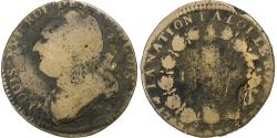World Coins - France, Louis XVI, 12 deniers François, 1792 / AN 4, Dijon, Bronze,