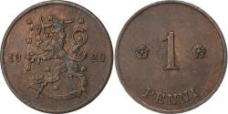 World Coins - Finland, Penni, 1920, Copper, , KM:23