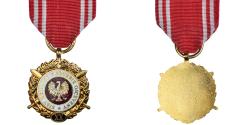World Coins - Poland, Forces Armées au Service de la Patrie, 20 Ans, Military, Medal