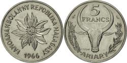 World Coins - Coin, Madagascar, 5 Francs, 1966, Paris, , Stainless Steel, KM:E8