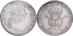 World Coins - France, Louis XIV, Écu de Béarn aux insignes, 1702, Pau, Reformed, Pedigree