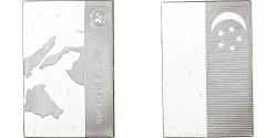 World Coins - France, Medal, United Nations Flags, Singapore, Silver,