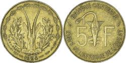 World Coins - Coin, West African States, 5 Francs, 1994