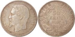 World Coins - Coin, France, Napoleon III, Napoléon III, 50 Centimes, 1857, Paris,