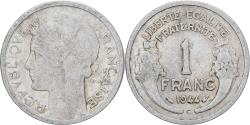 World Coins - France, Franc, Morlon, 1944, Castelsarrasin, Aluminum, , Gadoury:473a