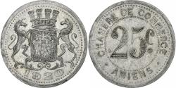 World Coins - France, Chambre de commerce d'Amiens, 25 Centimes, 1920, , Aluminium