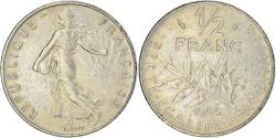 World Coins - Coin, France, 1/2 Franc