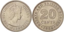 World Coins - Coin, MALAYA & BRITISH BORNEO, 20 Cents, 1956, , Copper-nickel, KM:3