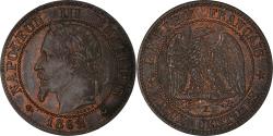 World Coins - Coin, France, Napoleon III, 2 Centimes, 1862, Bordeaux, , Bronze