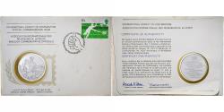 World Coins - United Kingdom, Medal + stamp, International Society of Postmasters, 1977