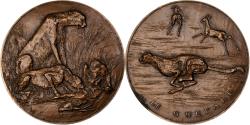 World Coins - France, Medal, Animaux, Le Guépard, 1982, Bronze, Boyer,