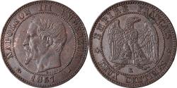World Coins - Coin, France, Napoleon III, Napoléon III, 2 Centimes, 1857, Bordeaux