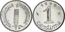 World Coins - Coin, France, Épi, Centime, 1999, Paris, BU, , Stainless Steel