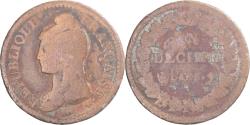 World Coins - Coin, France, Dupré, Decime, AN 5 ?, , Copper, Gadoury:187