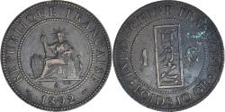 World Coins - Coin, FRENCH INDO-CHINA, Cent, 1892, Paris, , Bronze, KM:1, Lecompte:43