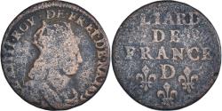 World Coins - Coin, France, Louis XIV, Liard, 1655, Vimy, , Copper, KM:192.5